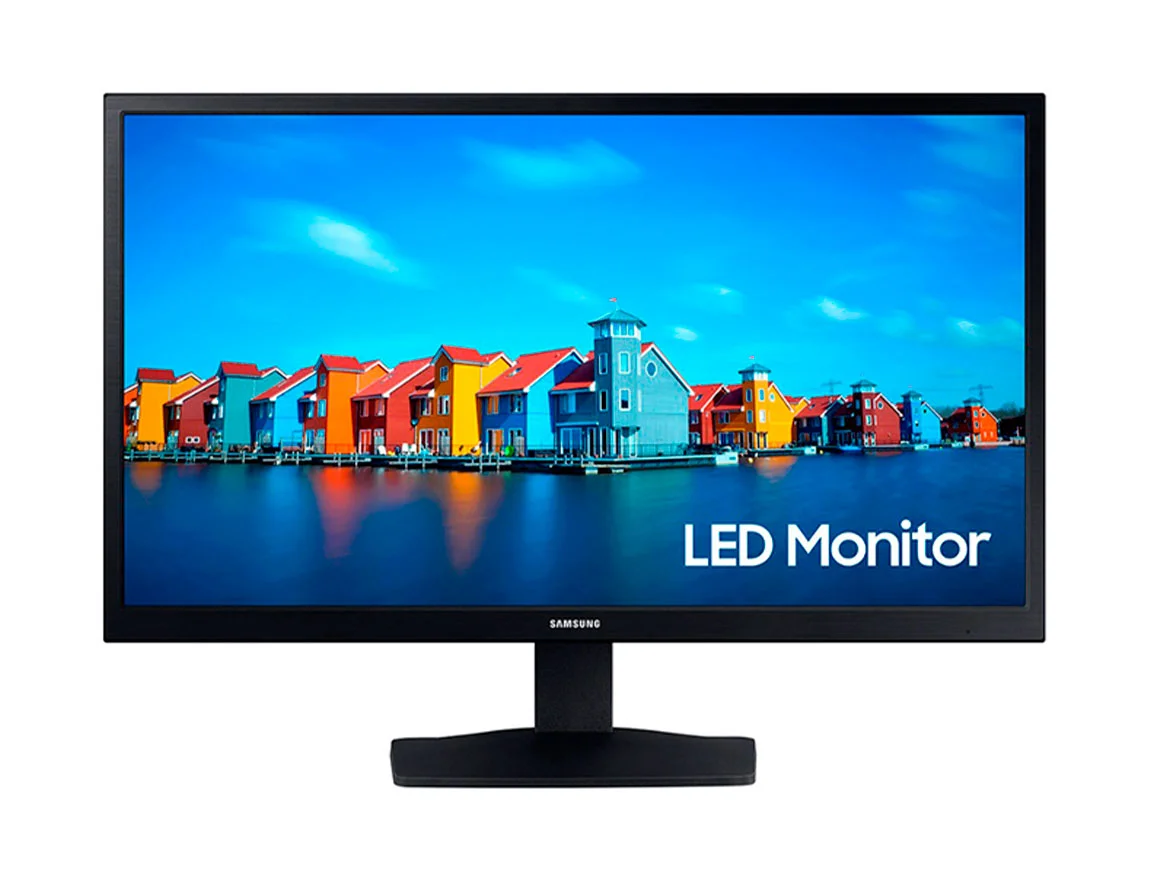 MONITOR SAMSUNG 19" (S19A330NHL) LED TN PLANO D-SUB VGA HDMI 5MS 60HZ 1366X768 16:9